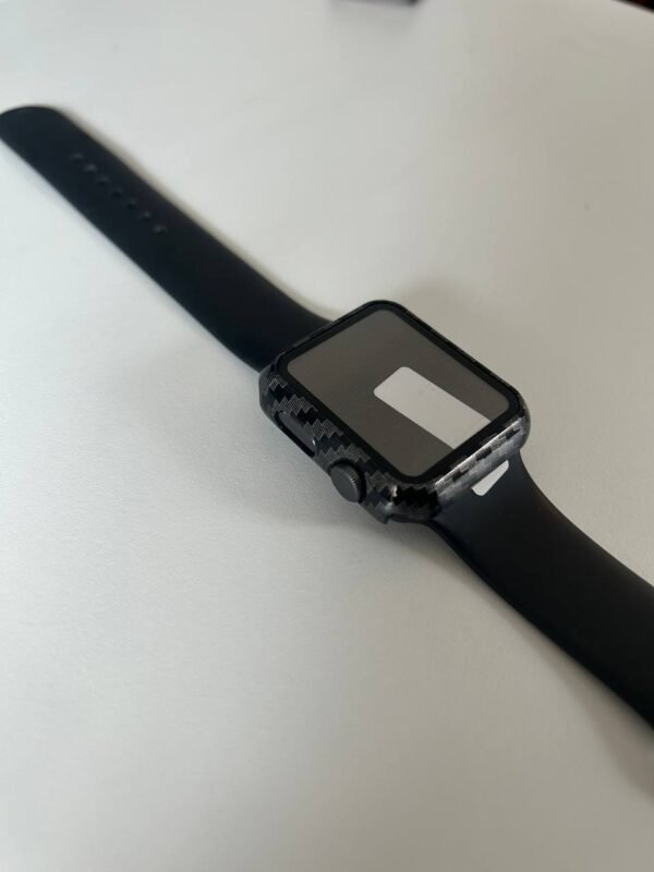 Harte Schutzhülle für Apple Watch Series 3/2/1 42 MM: Rundum-Schutz in Carbon Fibre Farbe – Bild 12